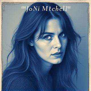 Album art for Joni Mitchell's classic album Blue